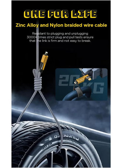 كابل شحن سريع 65 واط 4 في 1